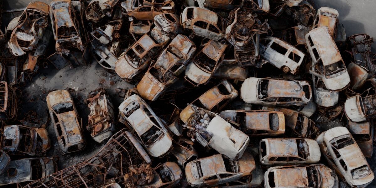 Destroyed Vehicles Collection 3D model_4