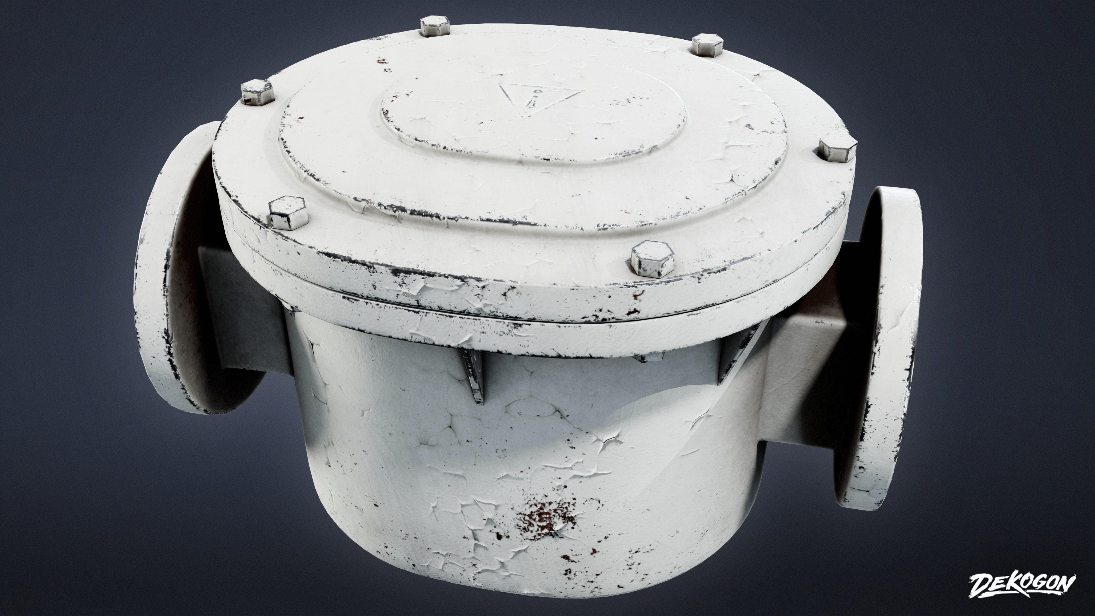 INDUSTRIAL - Pipe Set 03 - LOW POLY AND NANITE Low-poly 3D model_7