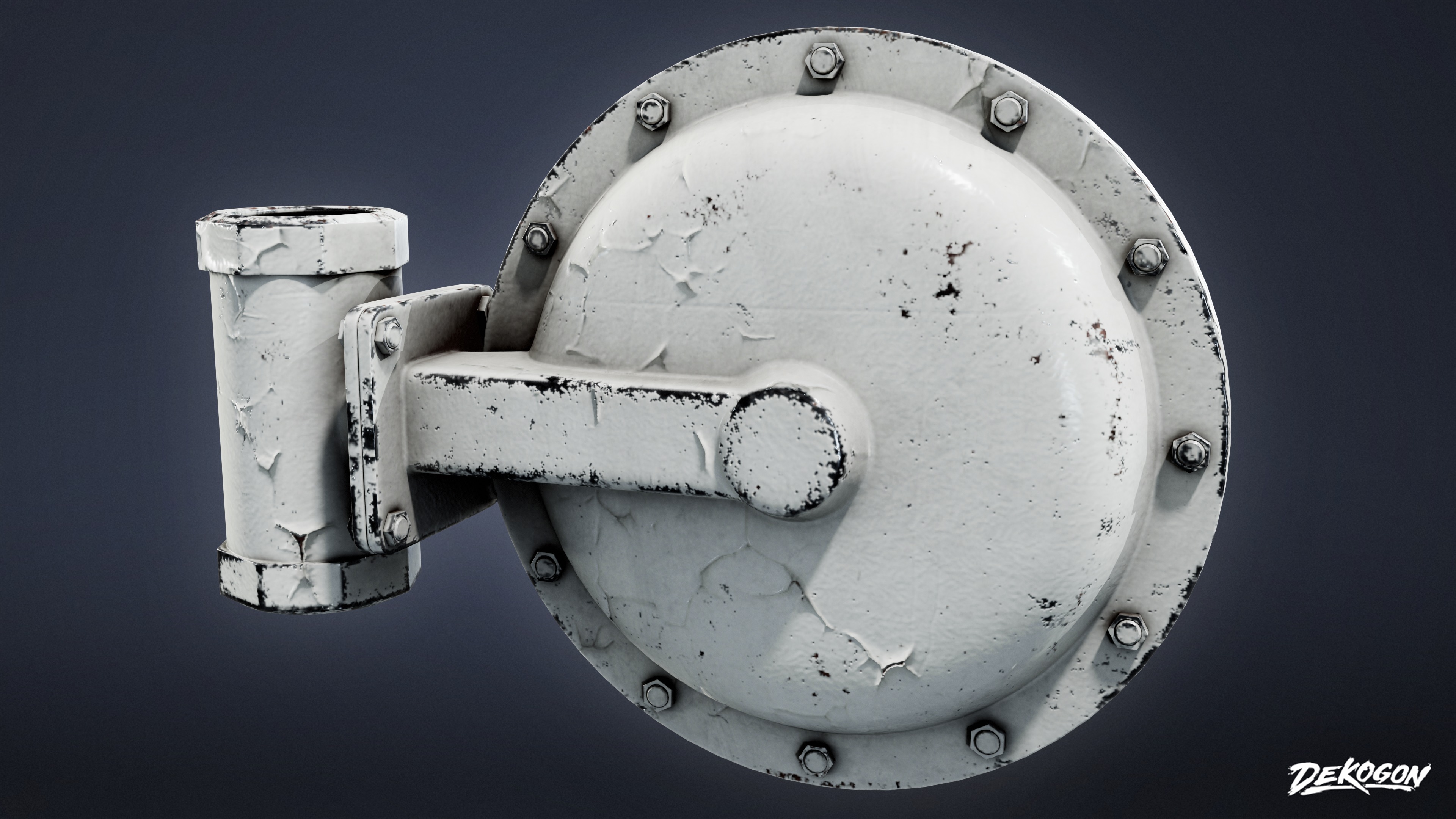 INDUSTRIAL - Pipe Set 03 - LOW POLY AND NANITE Low-poly 3D model_6