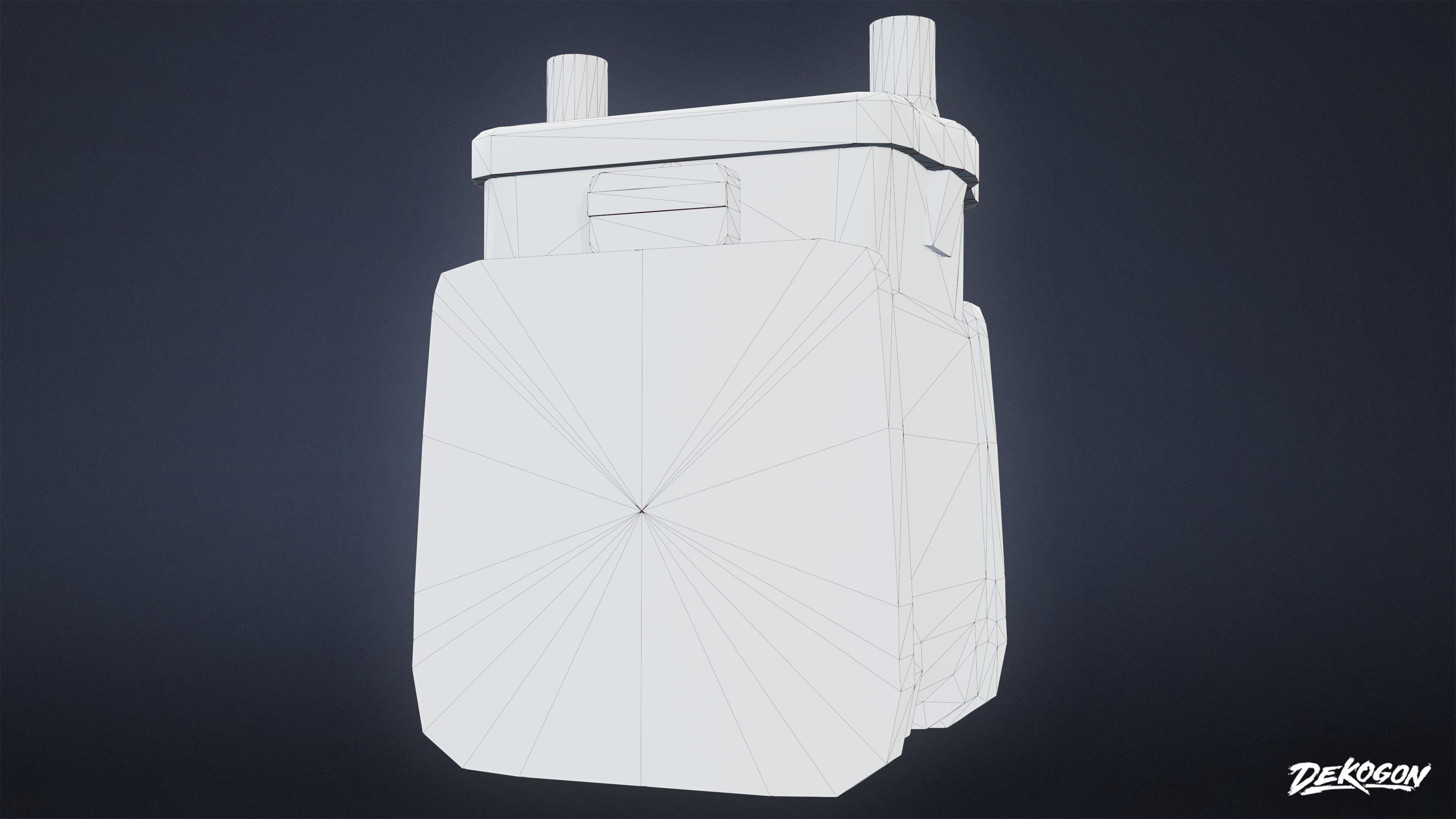 INDUSTRIAL - Pipe Set 03 - LOW POLY AND NANITE Low-poly 3D model_16