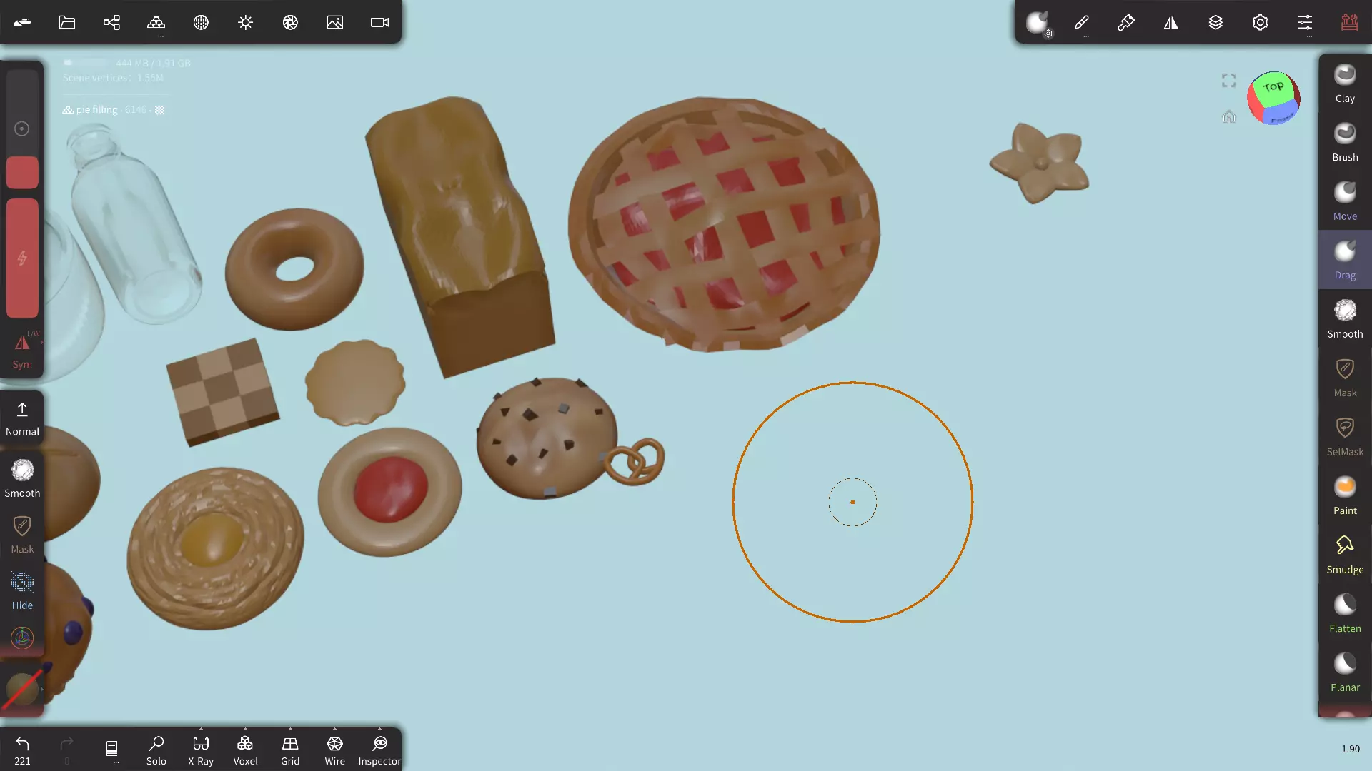 baked goods Free 3D model