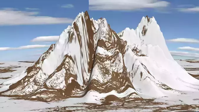 Mountains 3D model