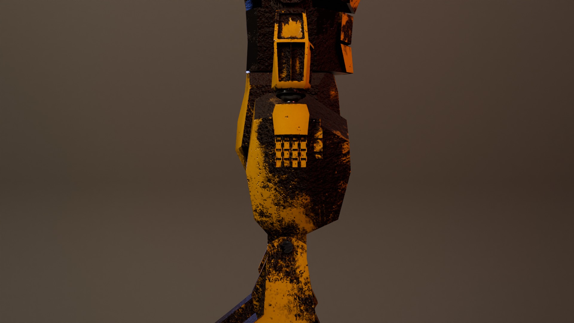 War Robot Low-poly 3D model_10