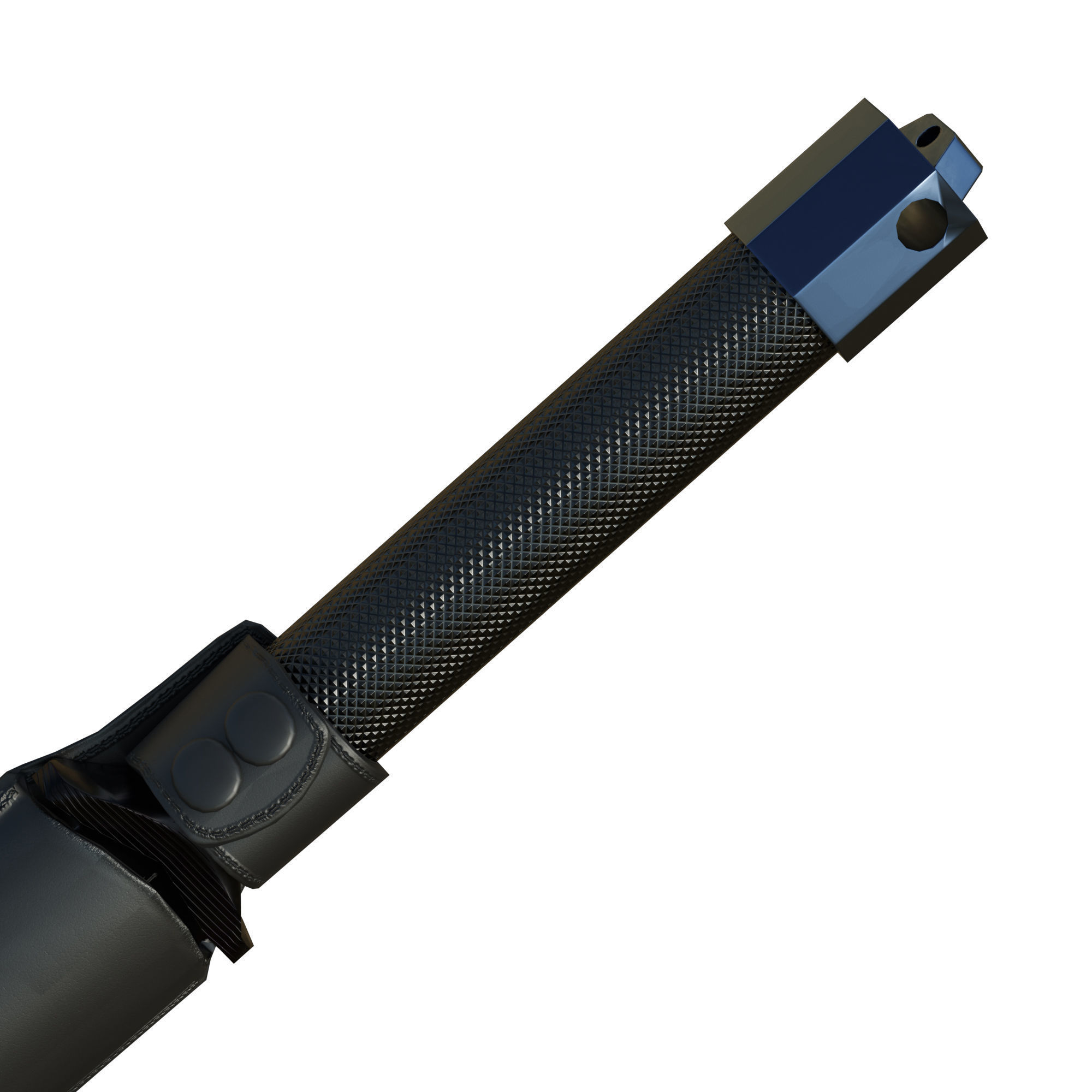 Kunai Blade PBR Low-poly 3D model_7