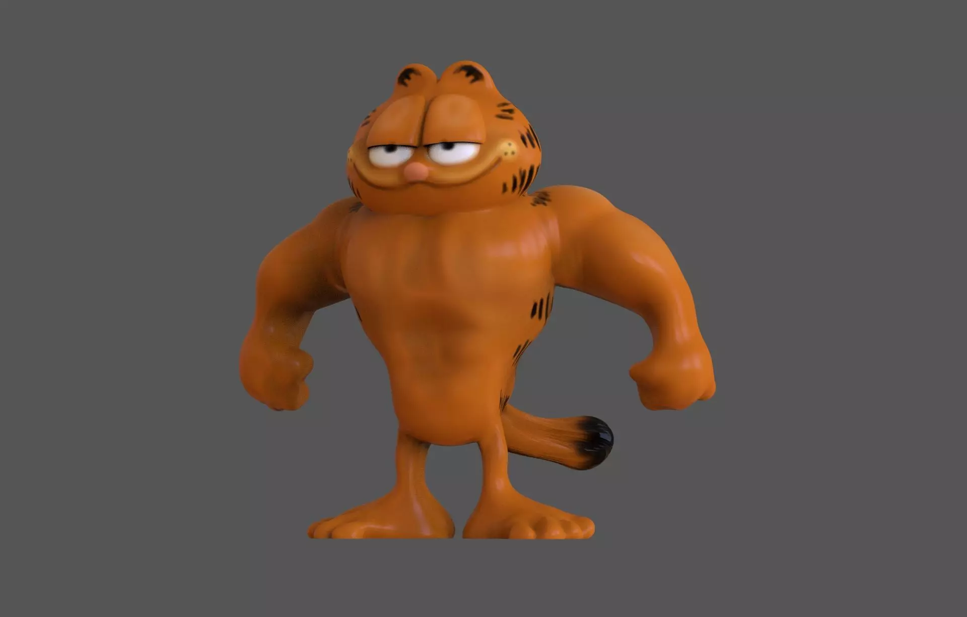 Strong Garfield 3D print model_0