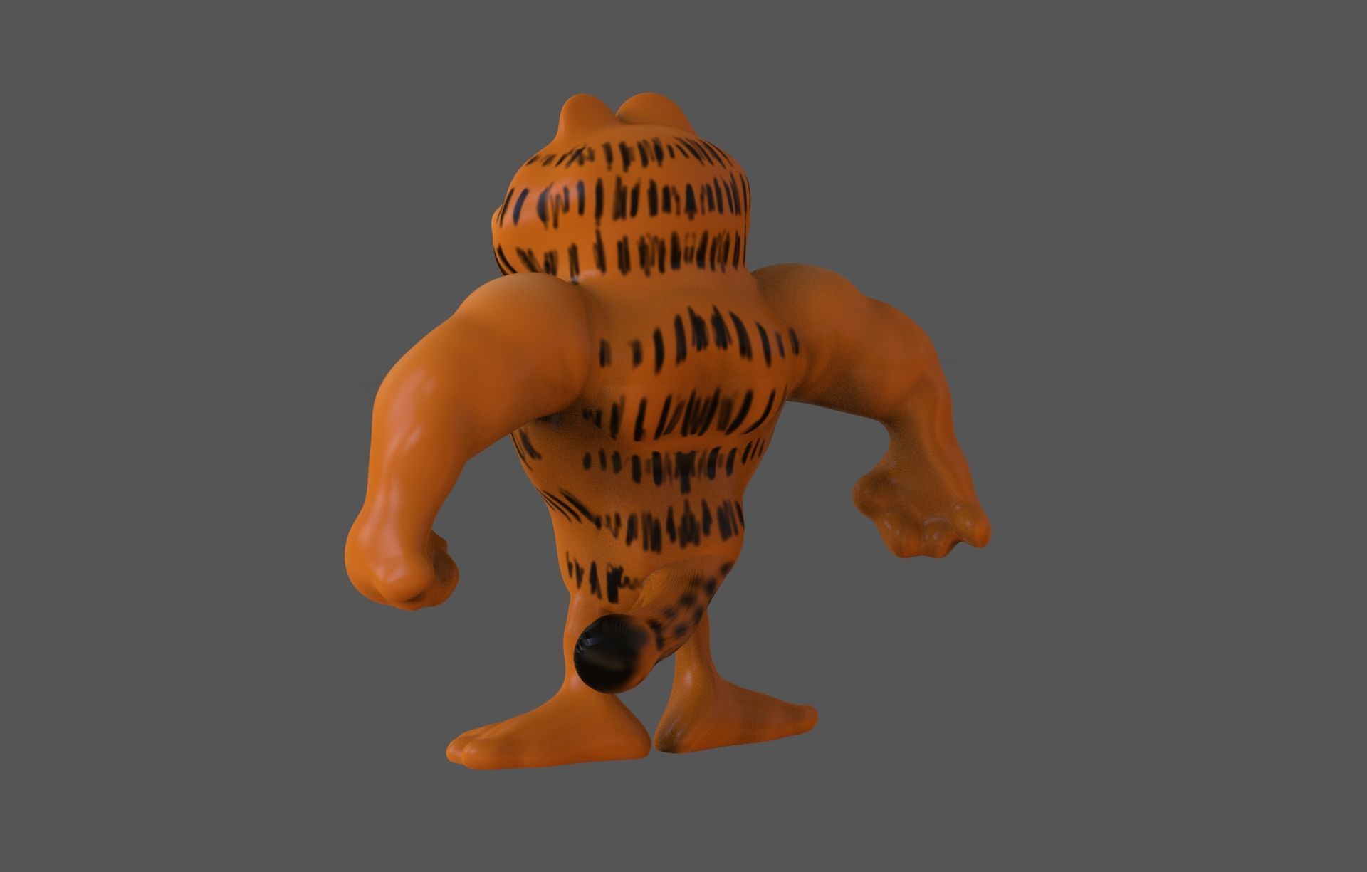 Strong Garfield 3D print model_4