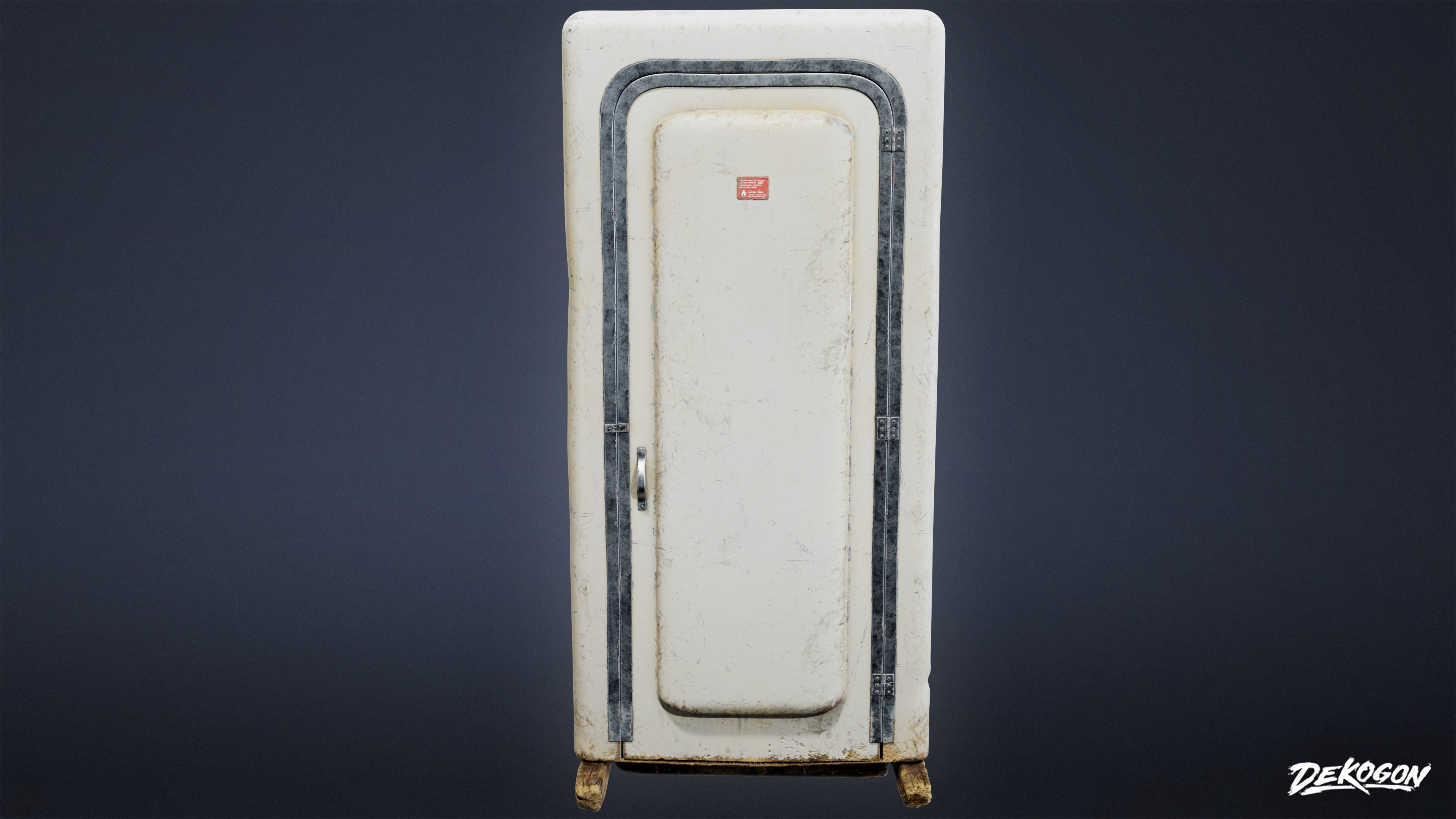 INDUSTRIAL - Porta Potty 01 - LOW POLY AND NANITE Low-poly 3D model_1