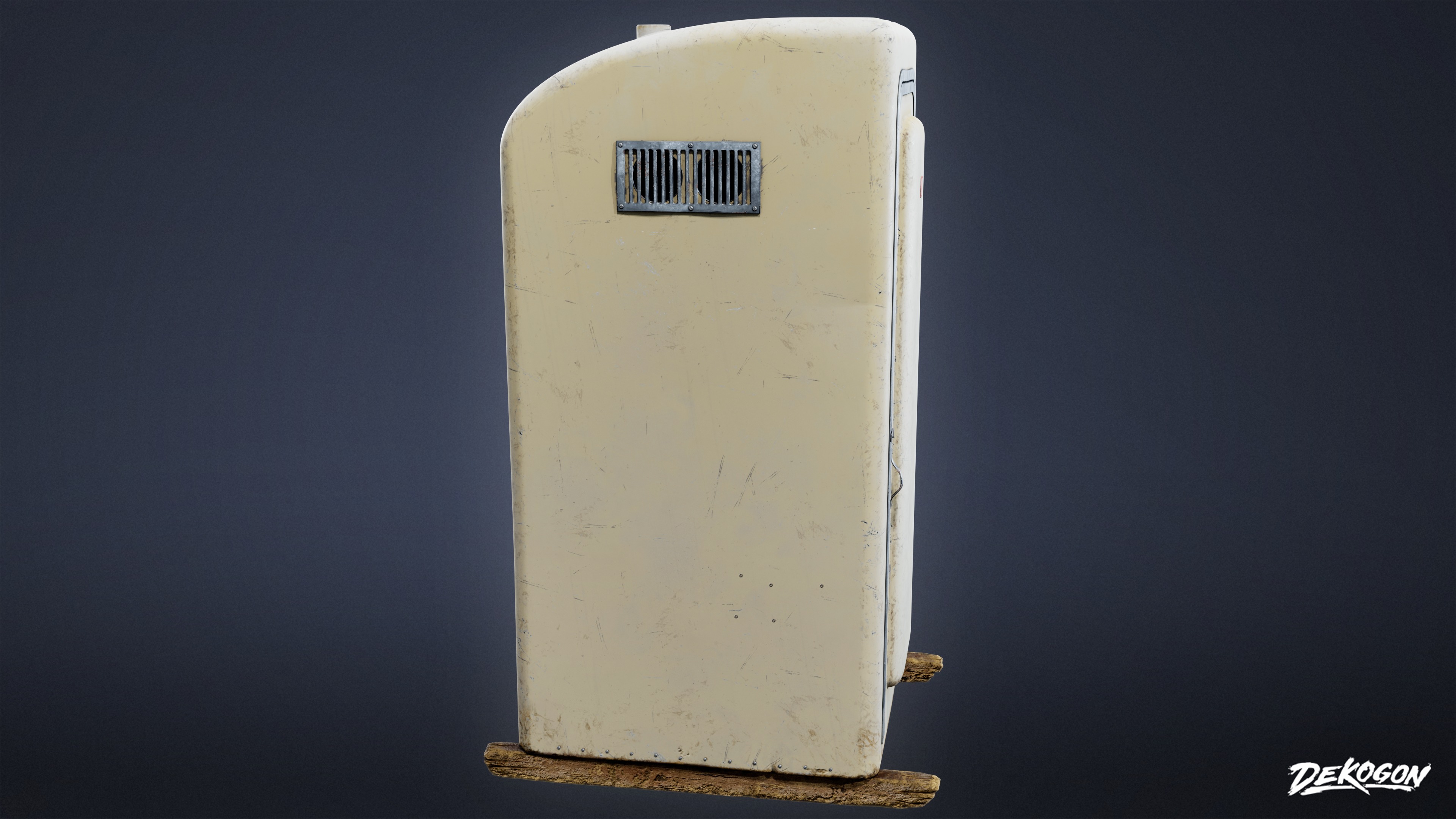 INDUSTRIAL - Porta Potty 01 - LOW POLY AND NANITE Low-poly 3D model_2