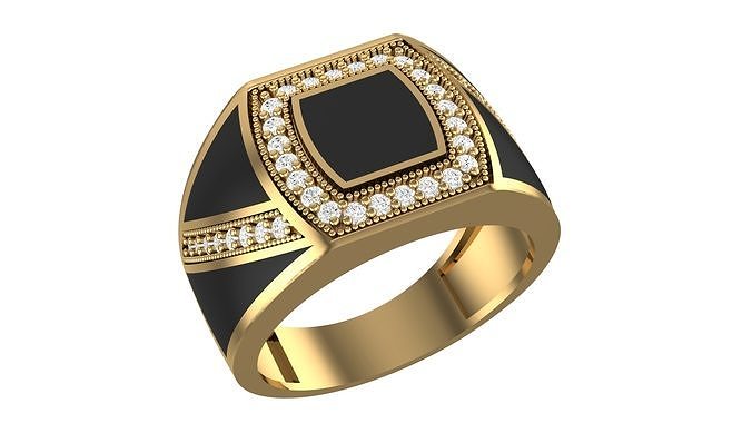 Unisex Ring 3D print model
