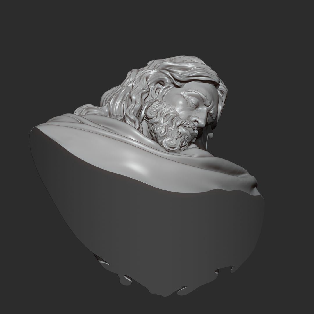 Jesus Christ Bust 3D print model_5