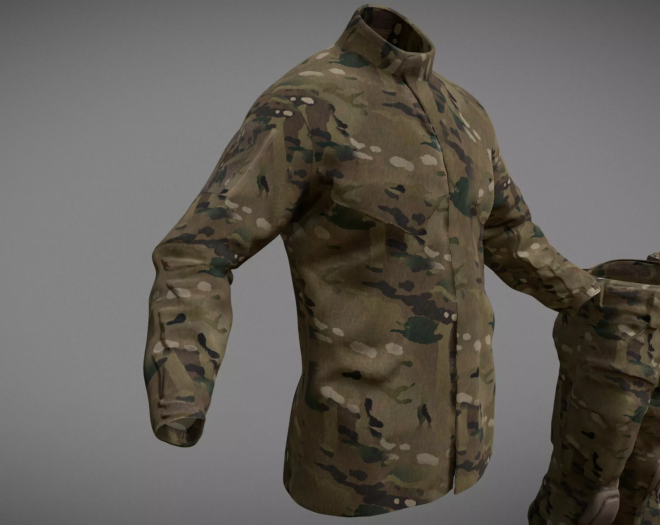Army Combat Field Uniform Pack 2026 3D model_7