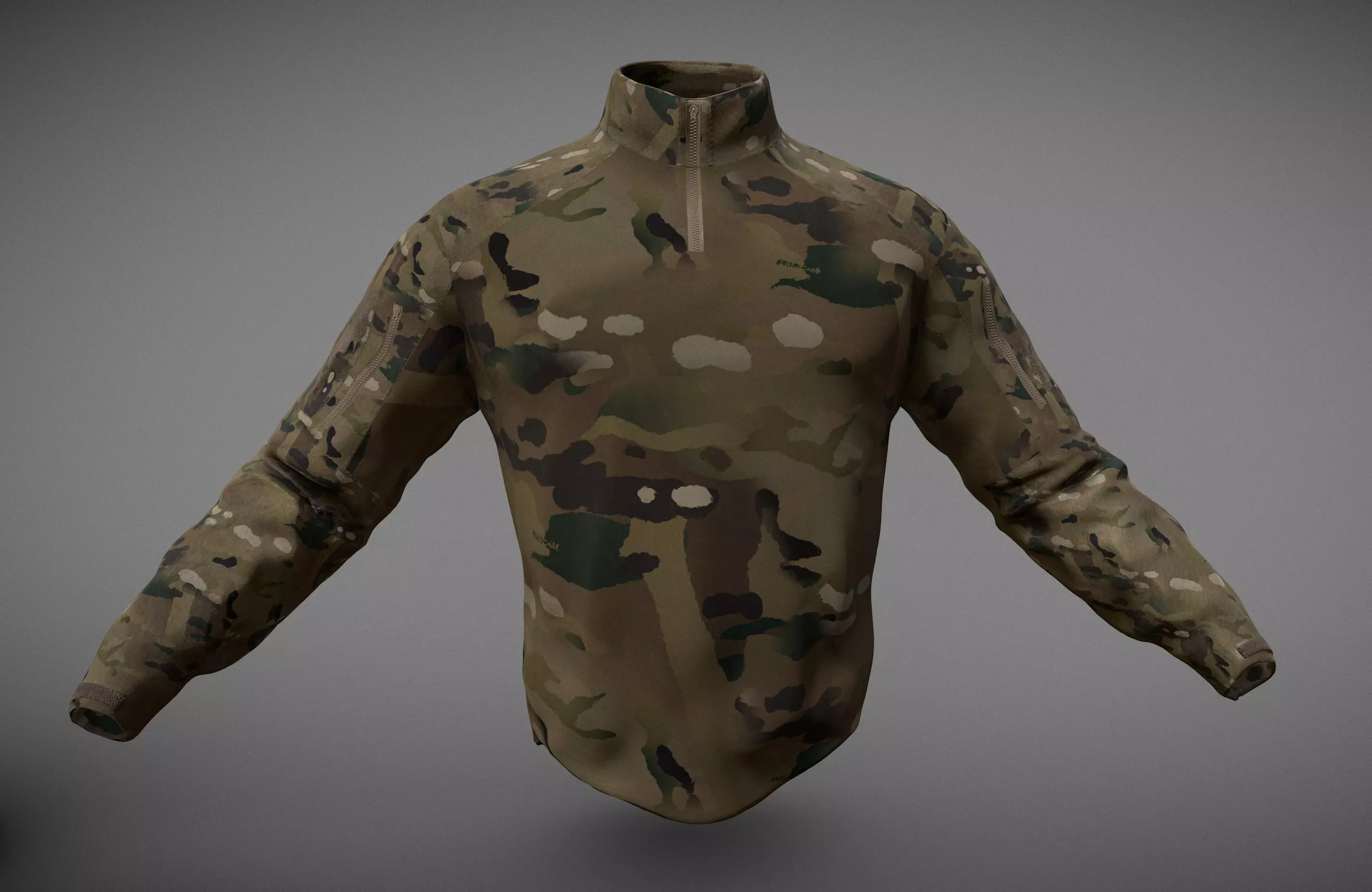 Army Combat Field Uniform Pack 2026 3D model_4