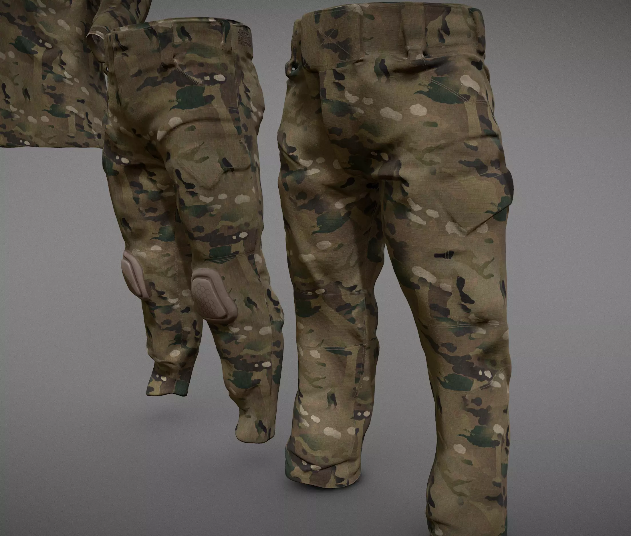 Army Combat Field Uniform Pack 2026 3D model_2