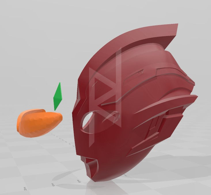 Ultraman Trigger Helmet 3D print model_6