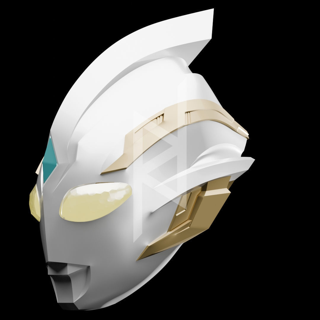Ultraman Trigger Helmet 3D print model_2