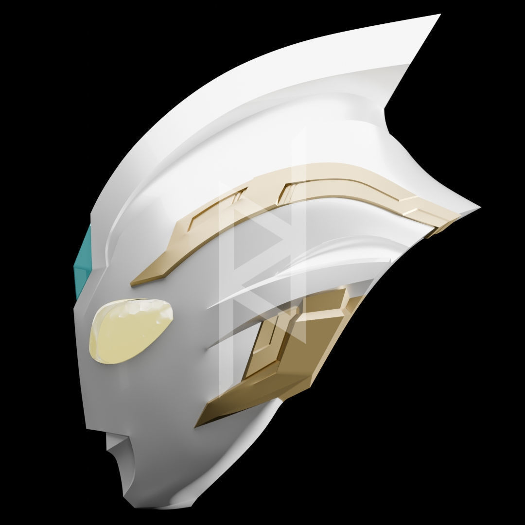 Ultraman Trigger Helmet 3D print model_3