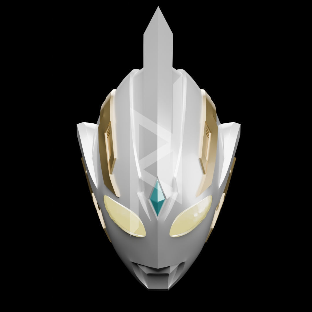 Ultraman Trigger Helmet 3D print model_5