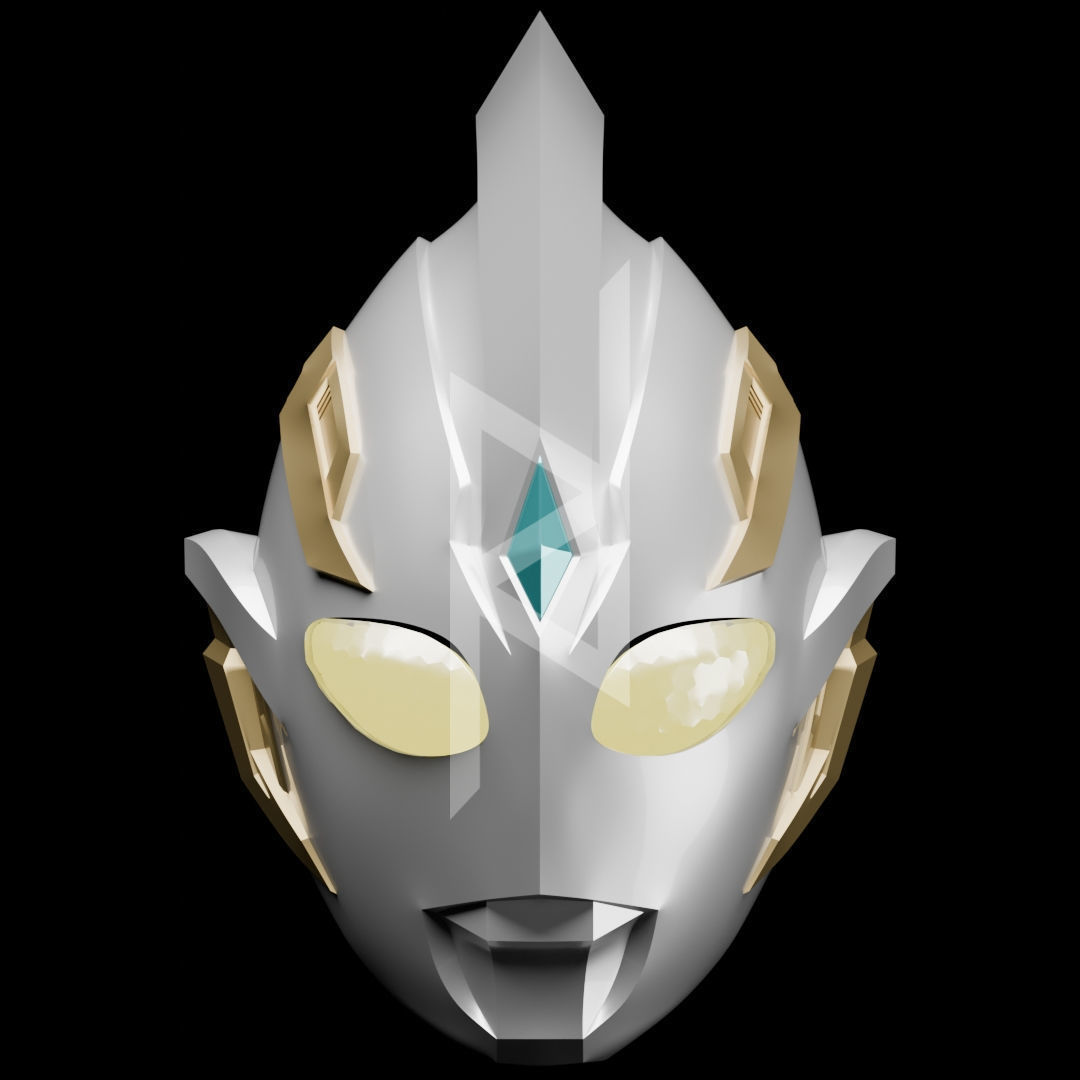 Ultraman Trigger Helmet 3D print model_1
