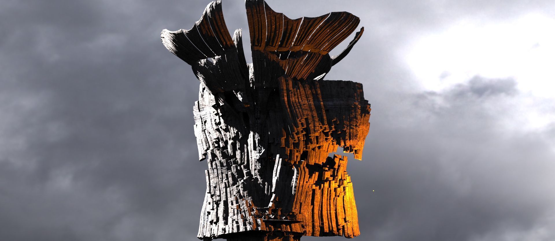 Hidden state base Jupiter station 3D model_1