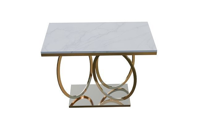 Decorative table Low-poly 3D model