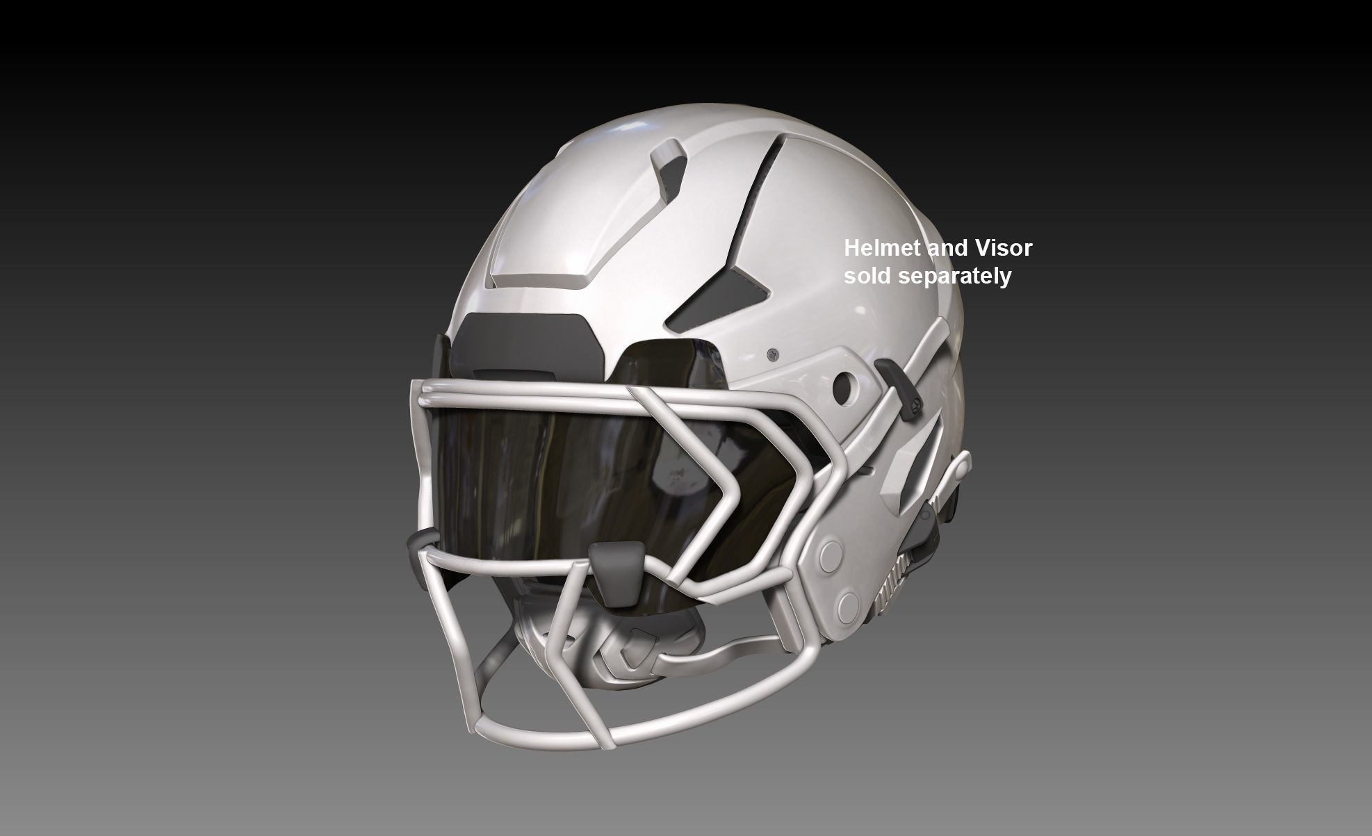 new speedflex helmet axiom Facemask Pack IV for NFL Riddell AXIOM Helmet Geosanmo 3D model 3D  printable