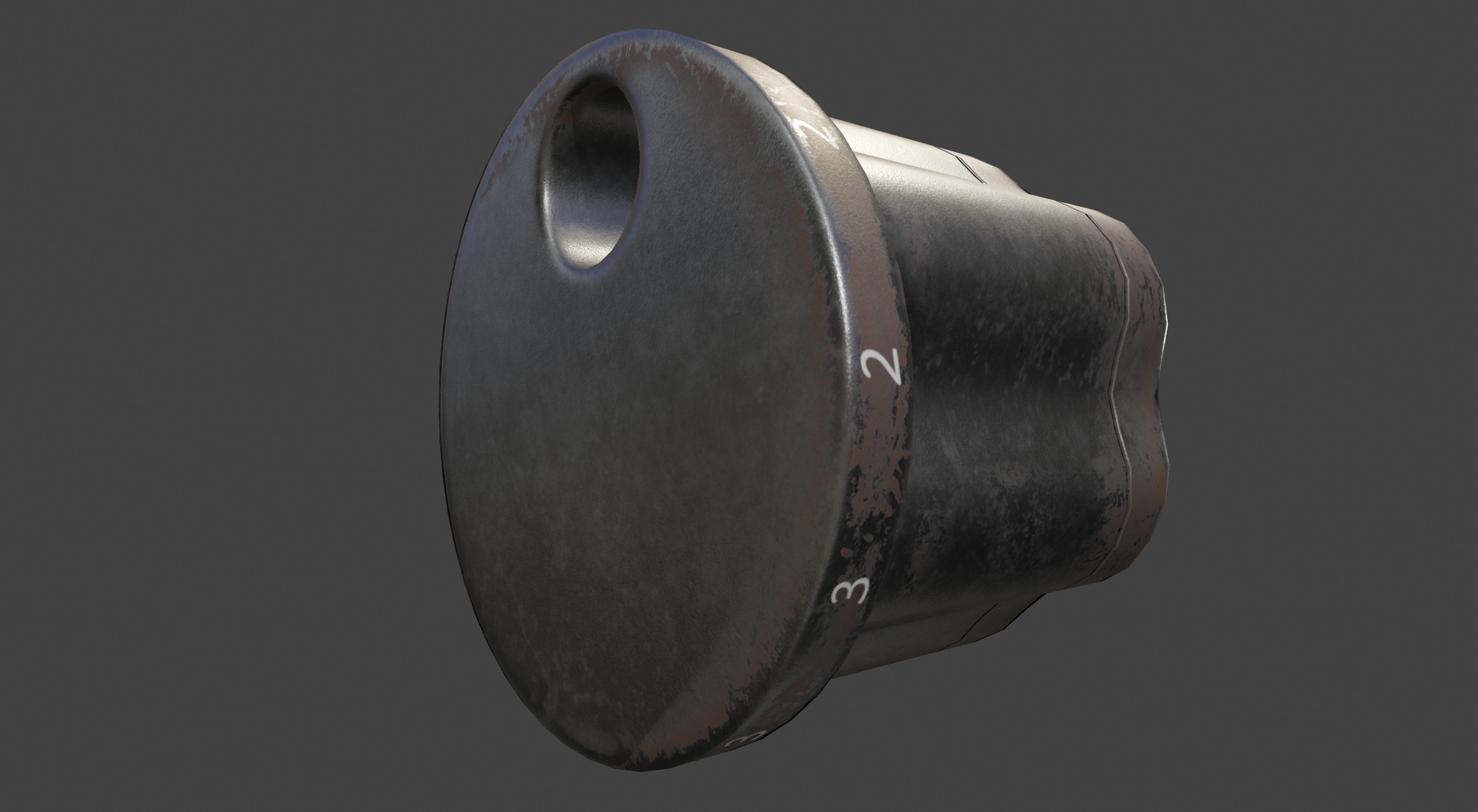 Milkor MGL Grenade Launcher Low-poly 3D model_21