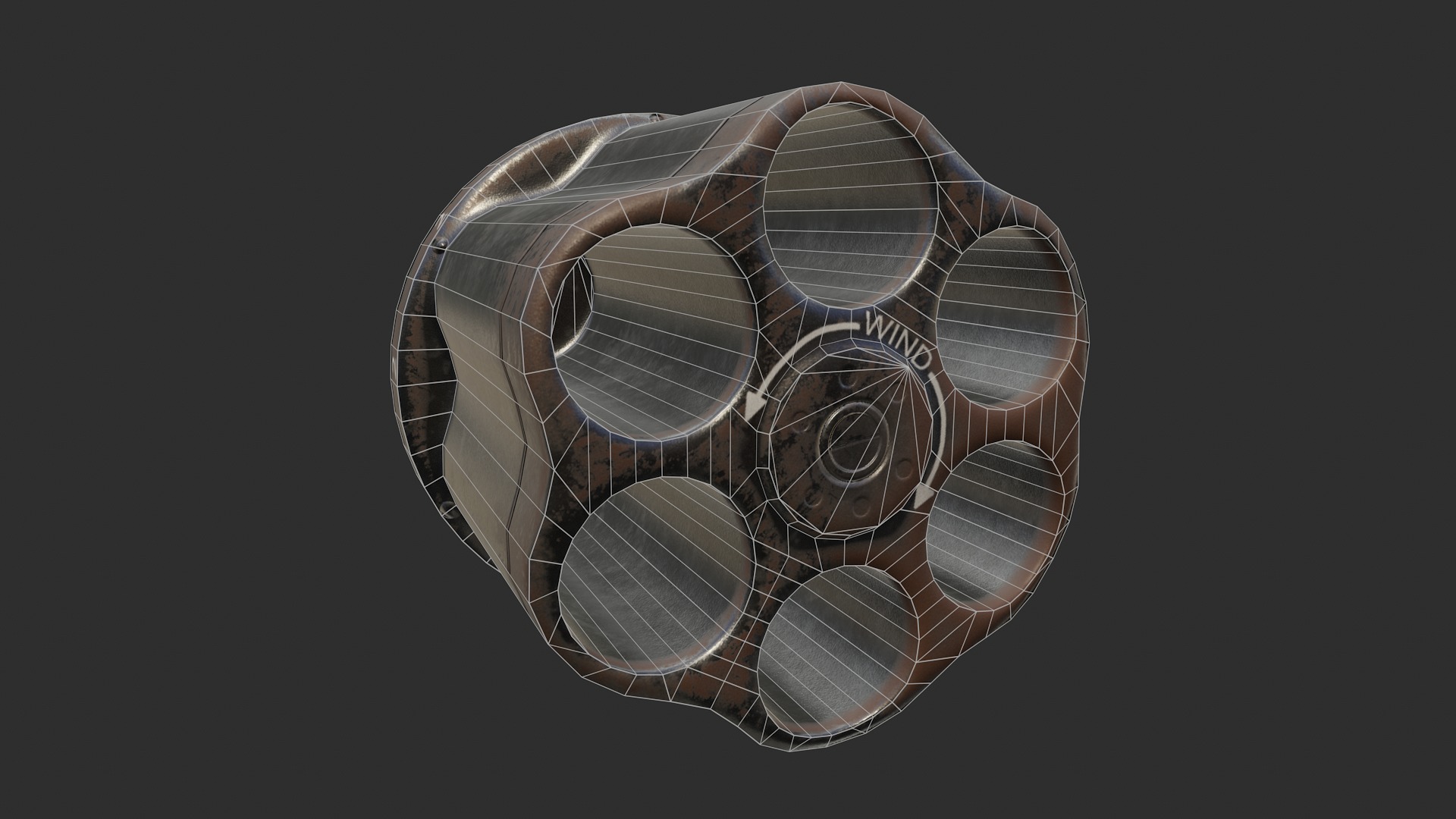 Milkor MGL Grenade Launcher Low-poly 3D model_34