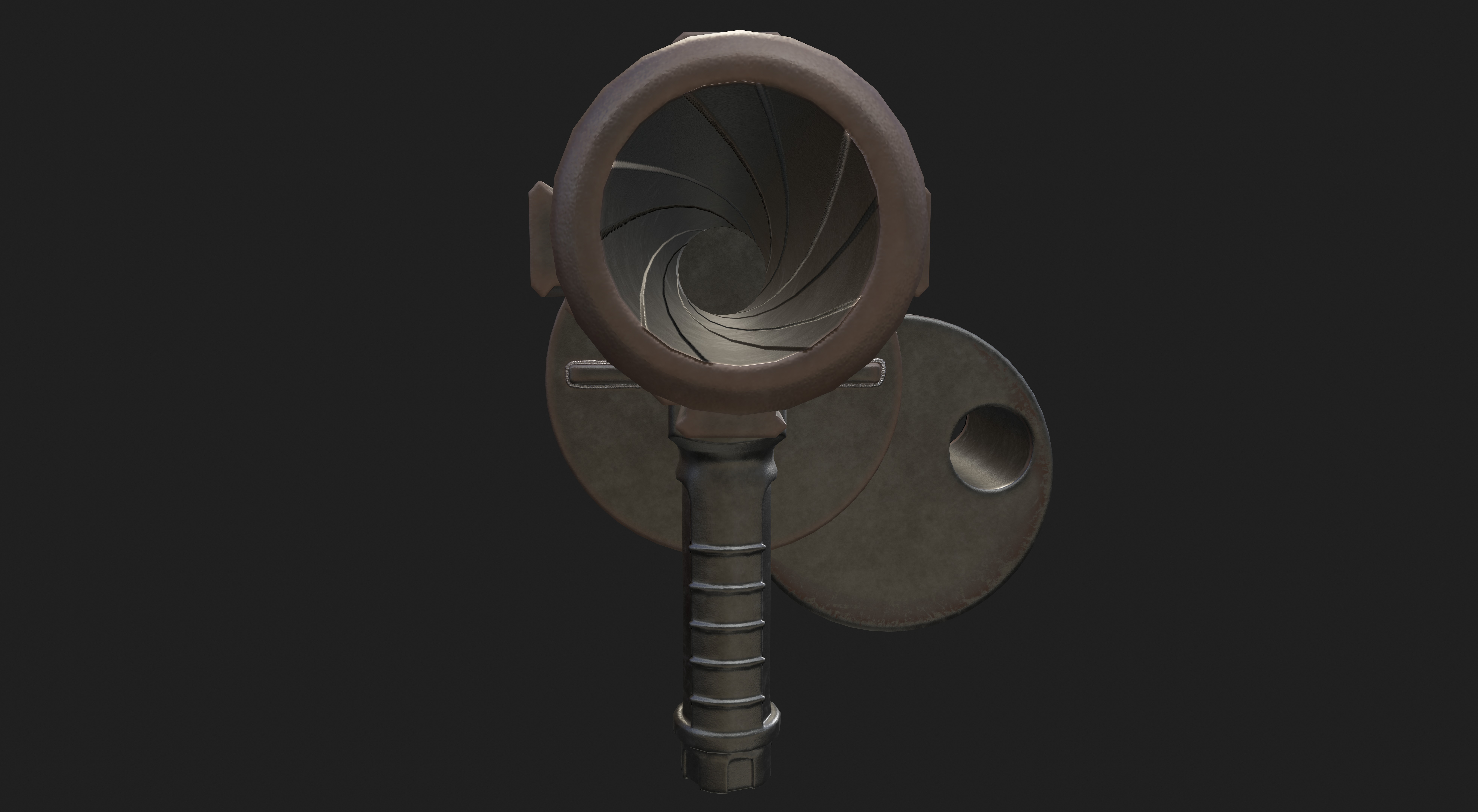 Milkor MGL Grenade Launcher Low-poly 3D model_8