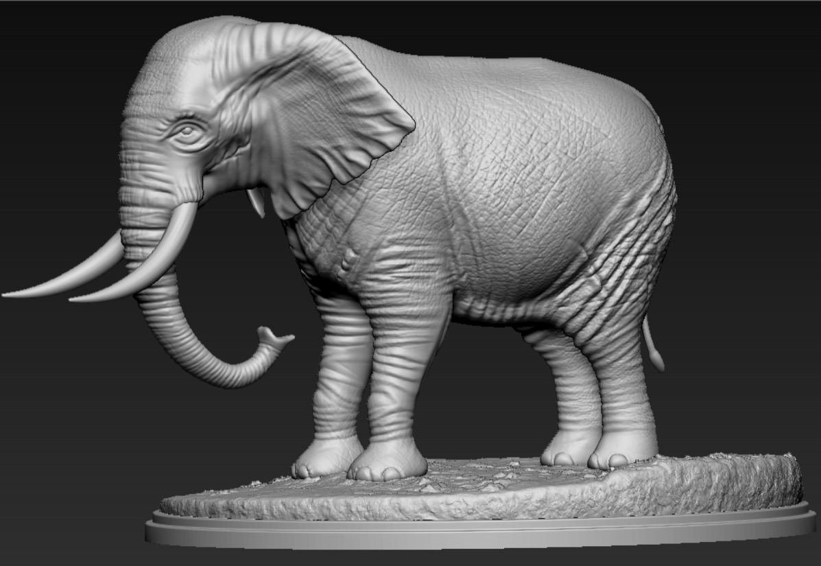 ELEPHANT  3D print model_5