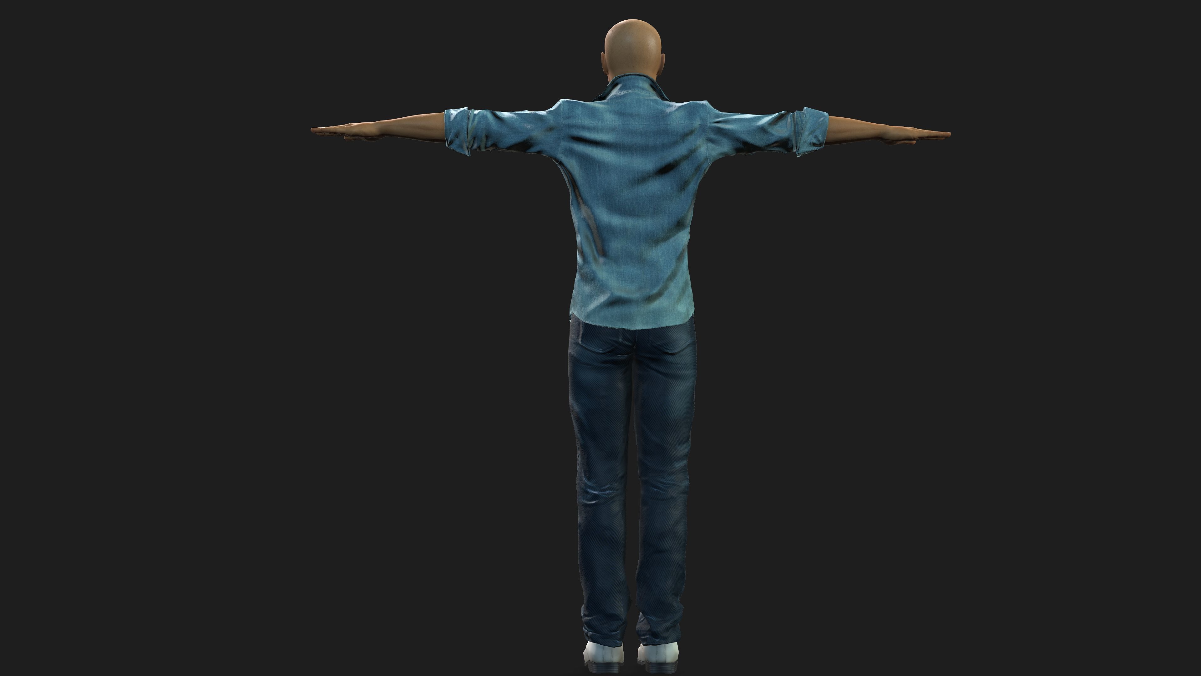 young asian man 3D model_1