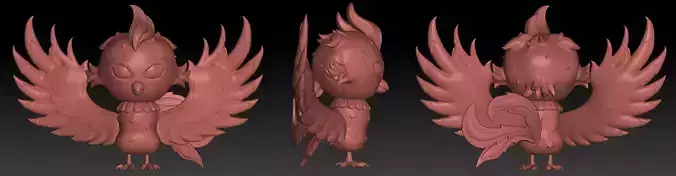 Q-version Chinese sculpture of the four divine beasts