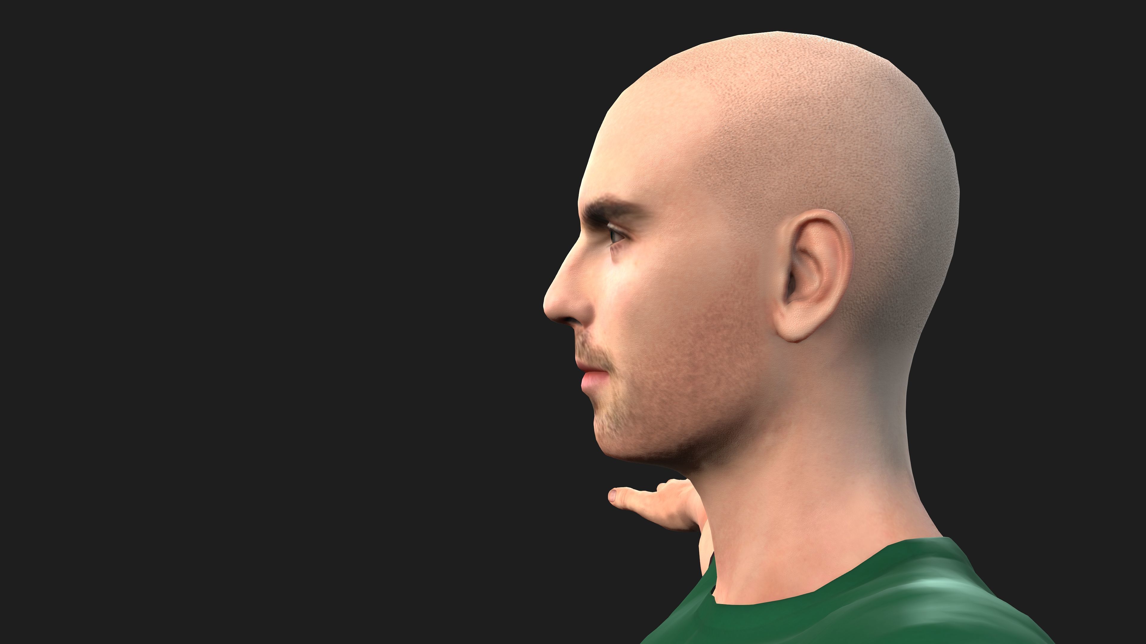 hyper realistic boy  3D model_2