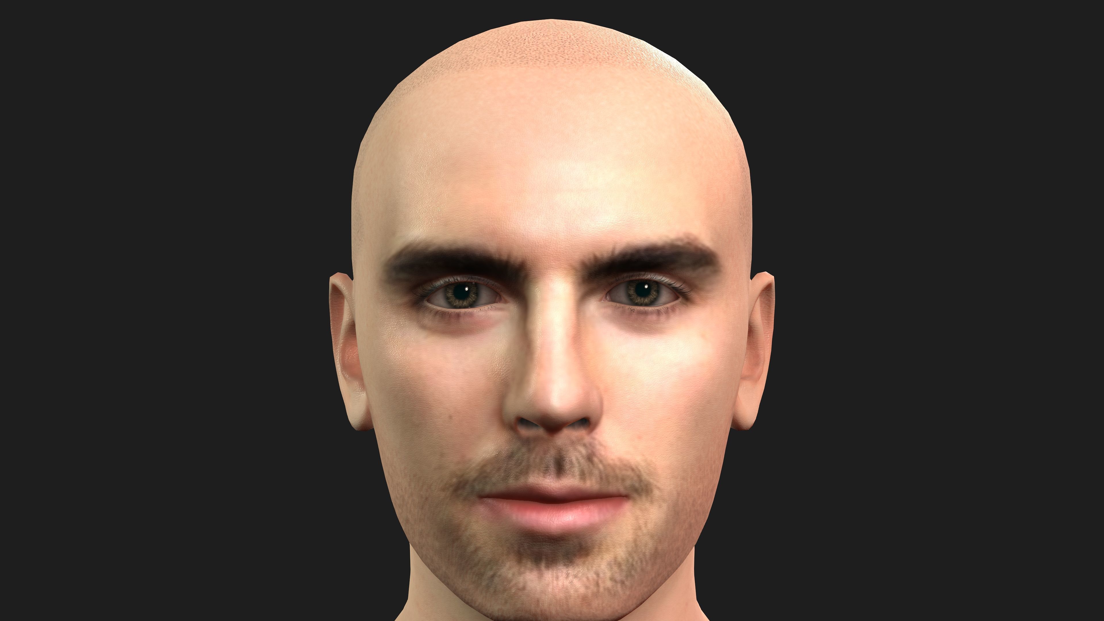 hyper realistic boy  3D model_1