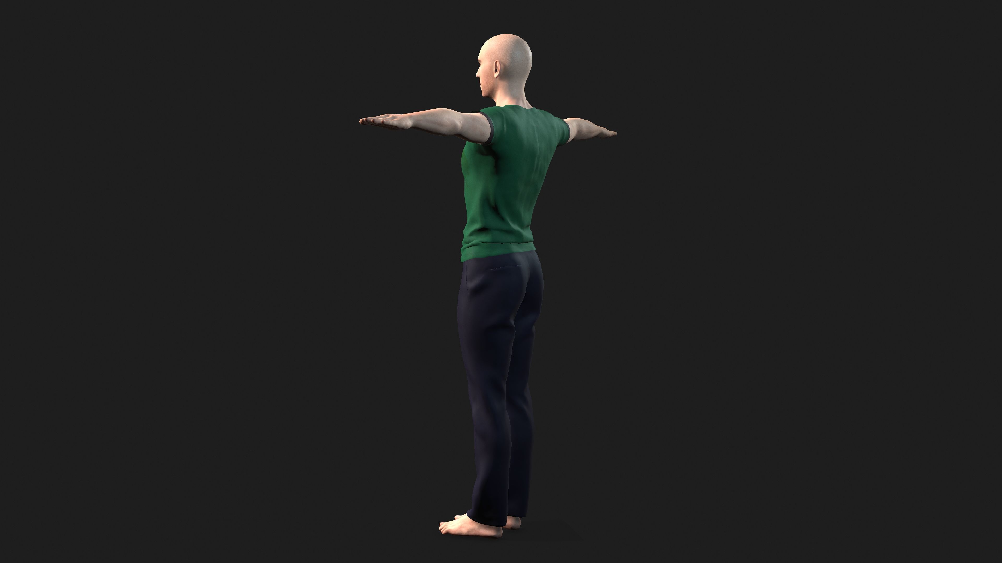 hyper realistic boy  3D model_7