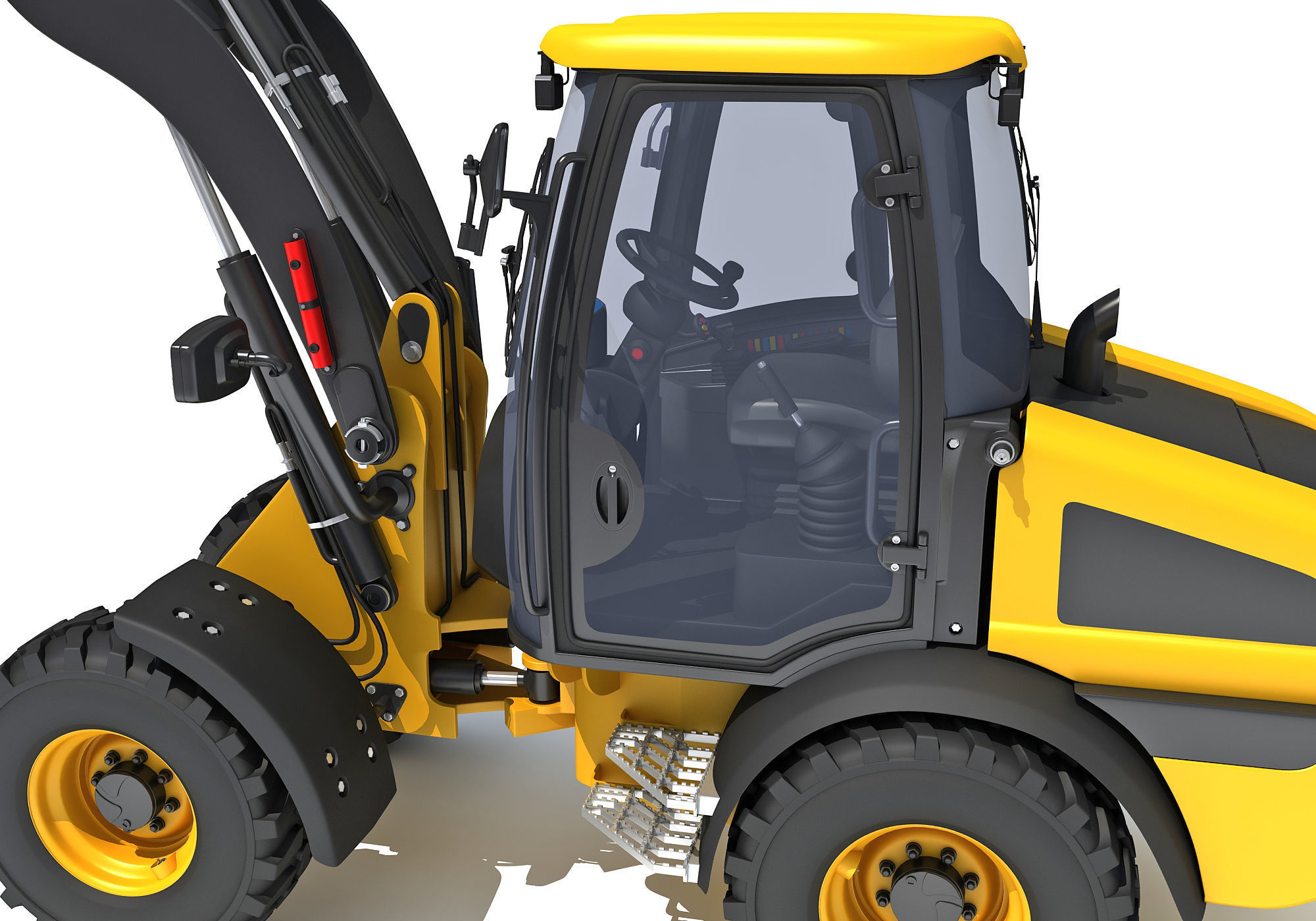 Wheel Loader 3D model_13