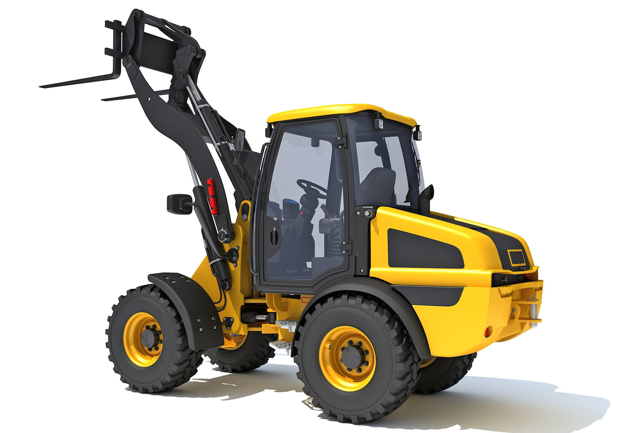 Wheel Loader 3D model_2