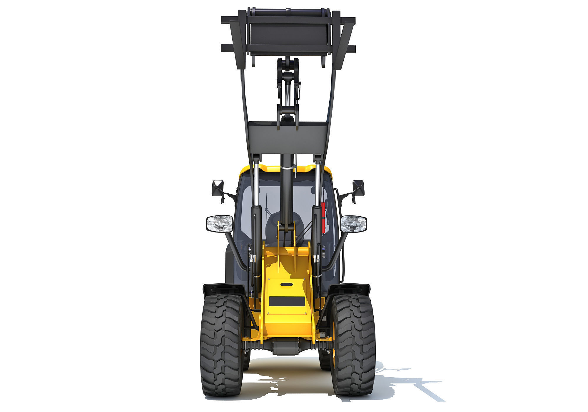 Wheel Loader 3D model_11