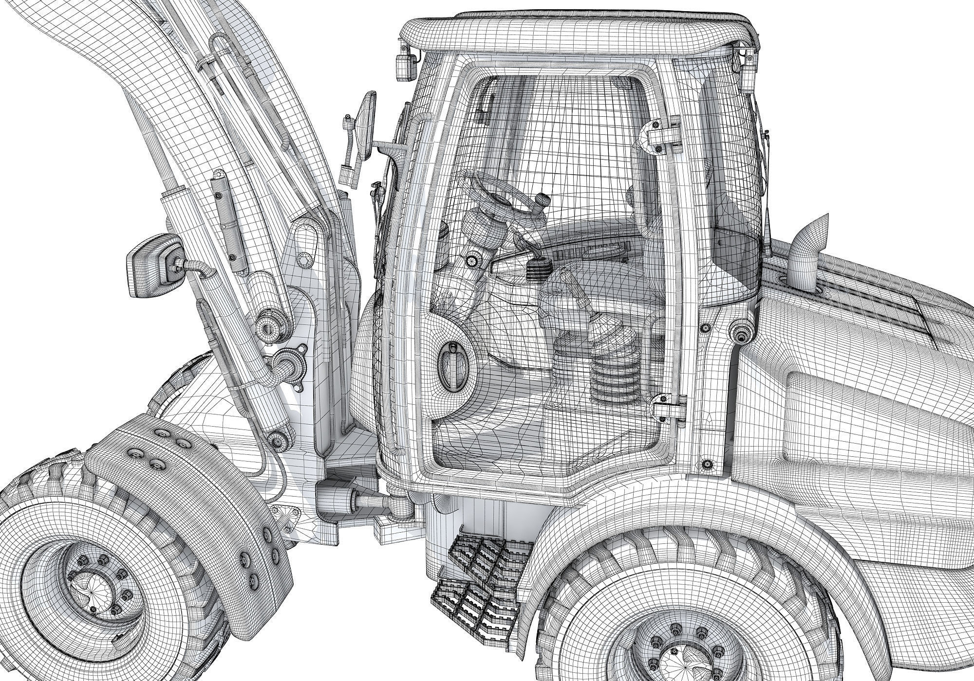 Wheel Loader 3D model_18