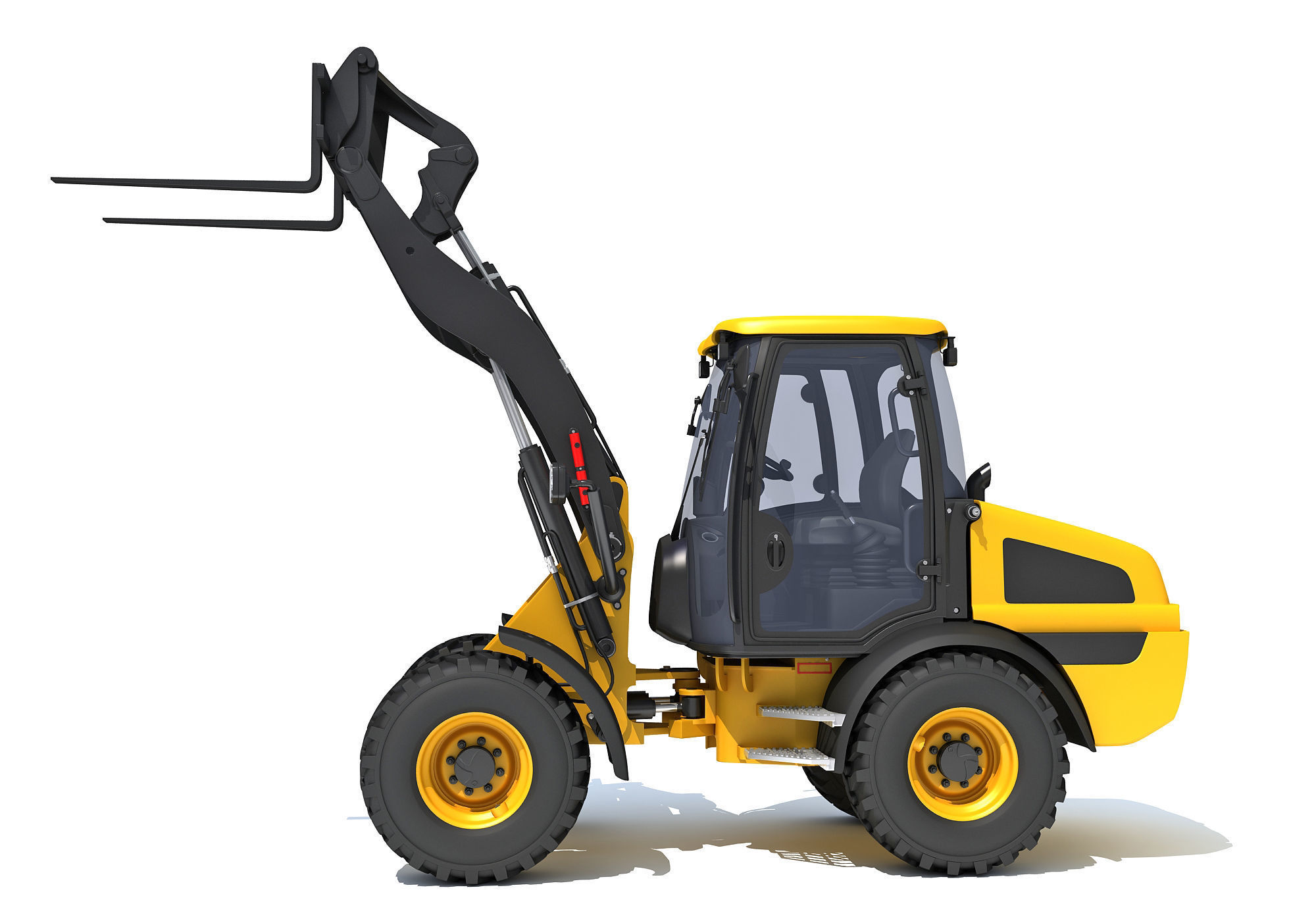 Wheel Loader 3D model_1