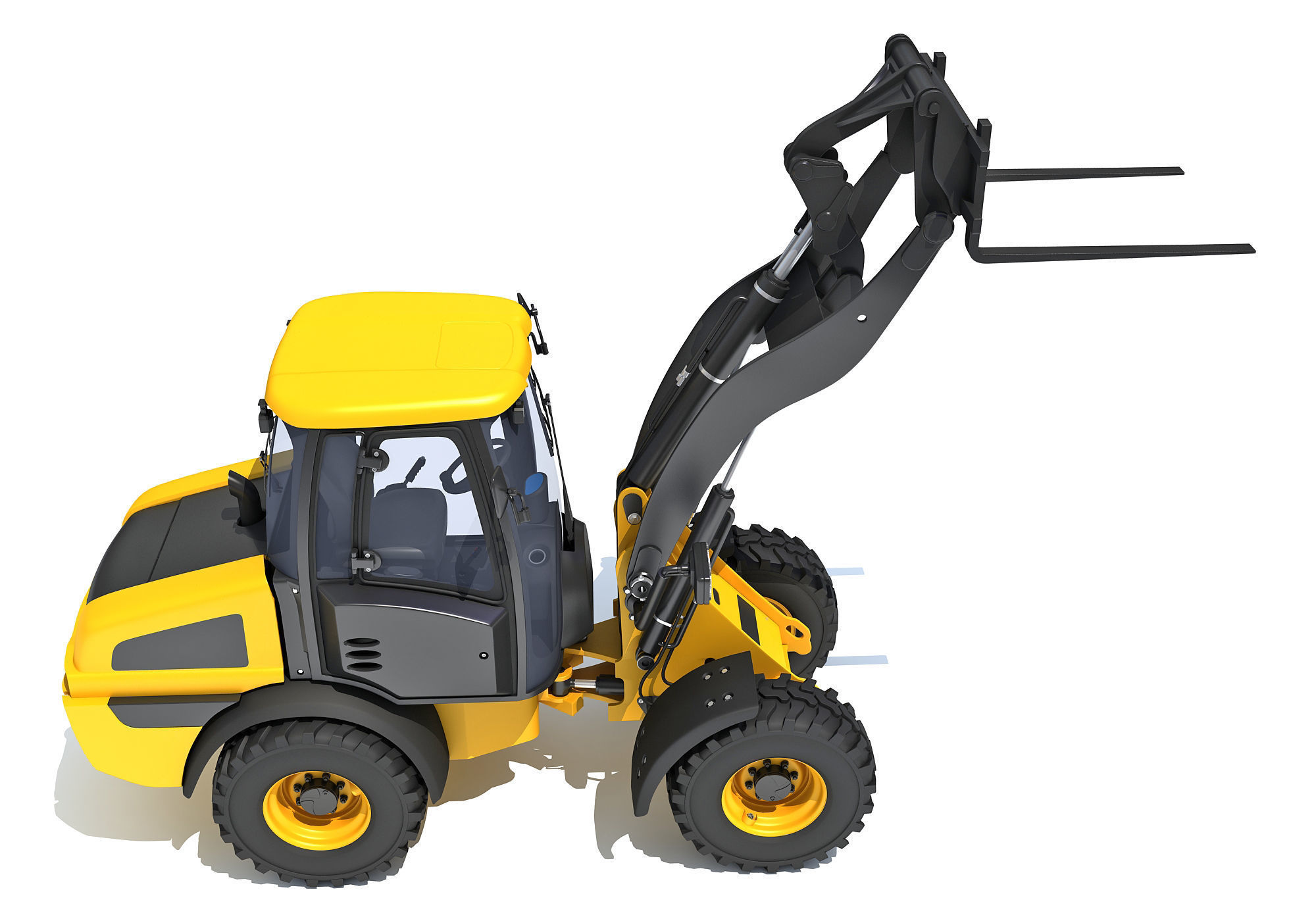 Wheel Loader 3D model_7