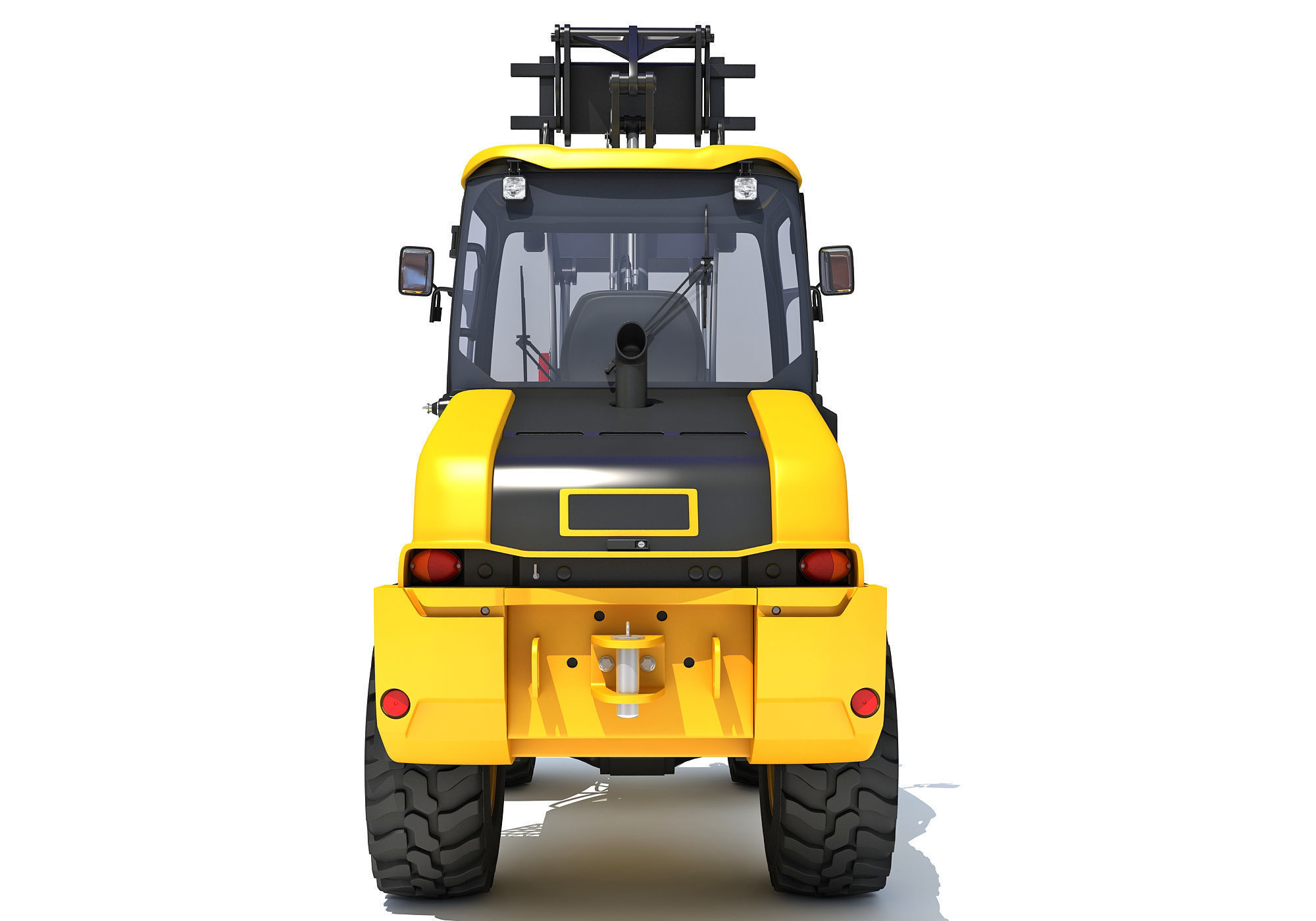Wheel Loader 3D model_4
