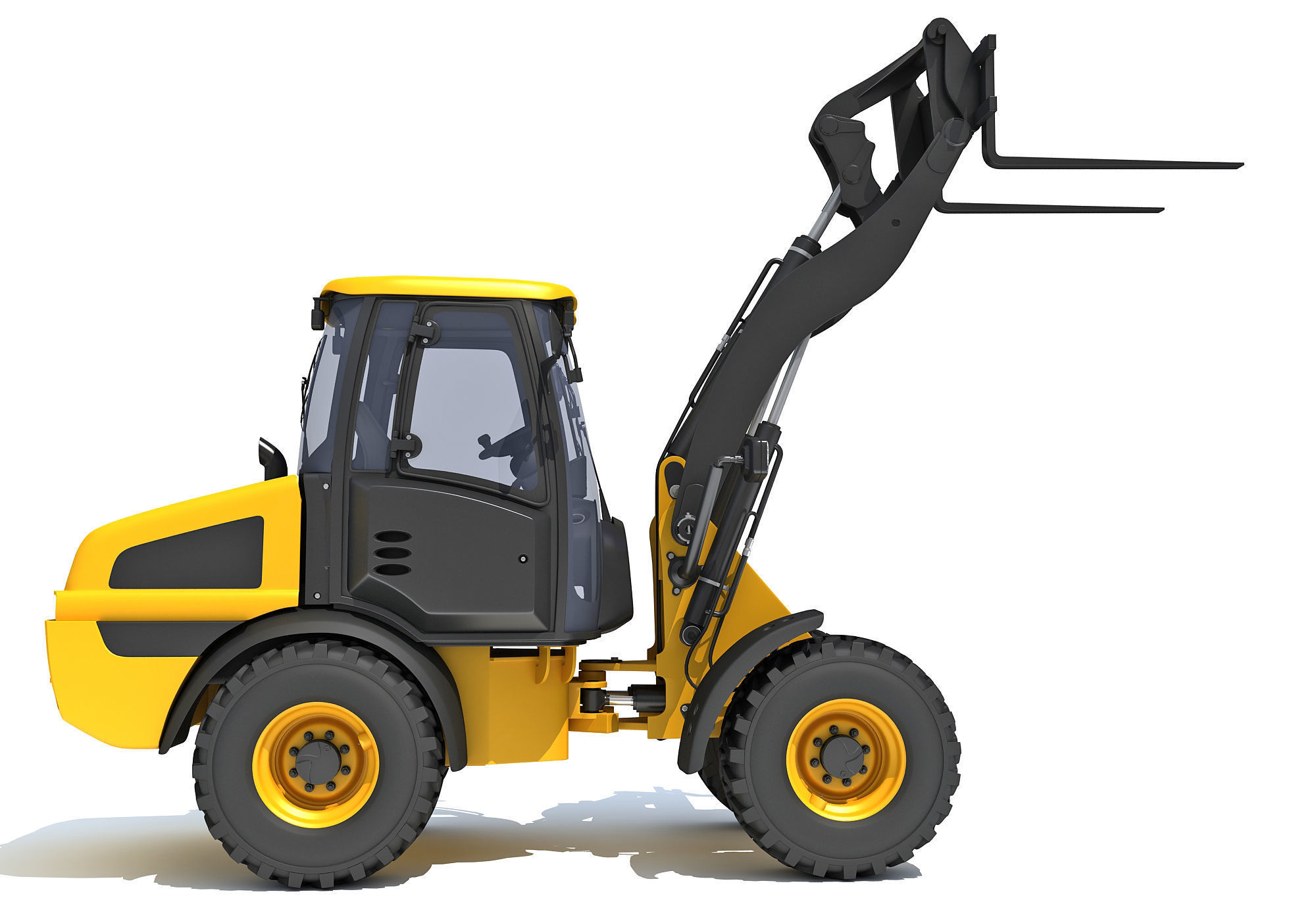 Wheel Loader 3D model_6