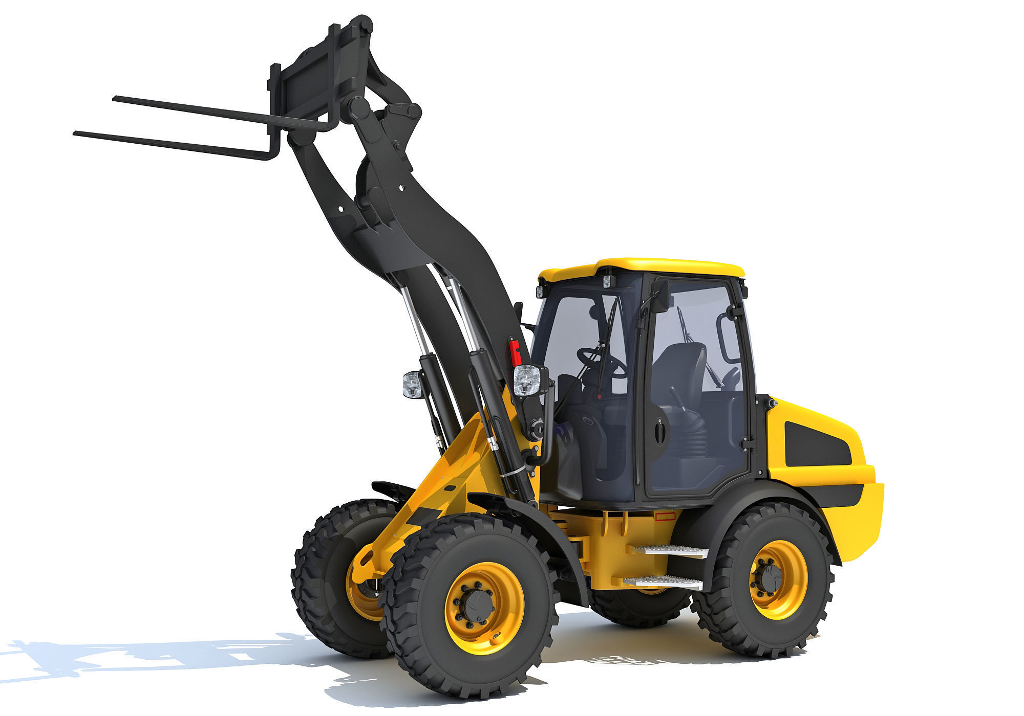 Wheel Loader 3D model_9