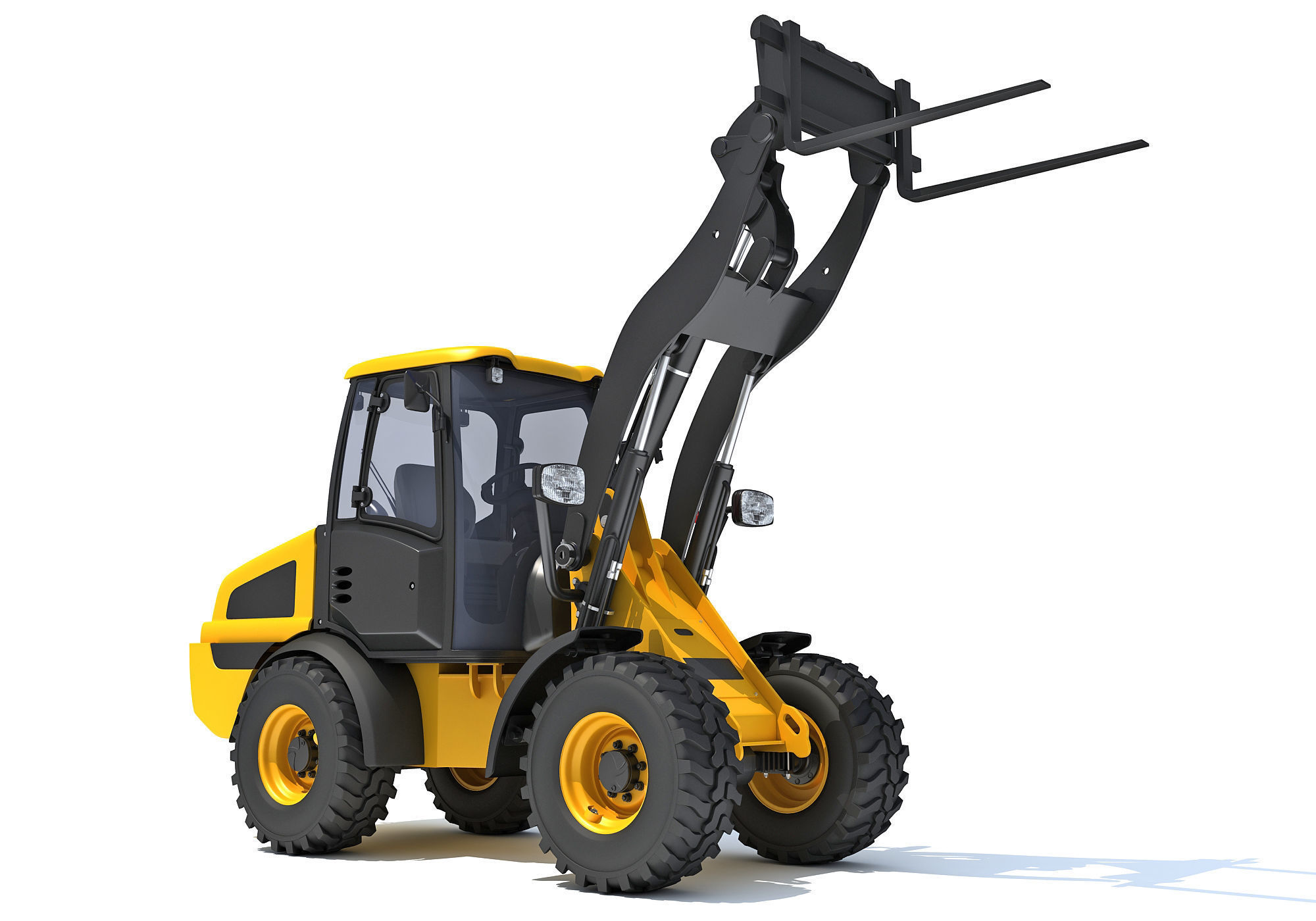 Wheel Loader 3D model_8