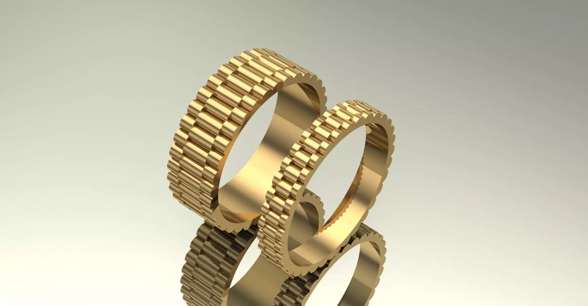 ring band  3D print model_0