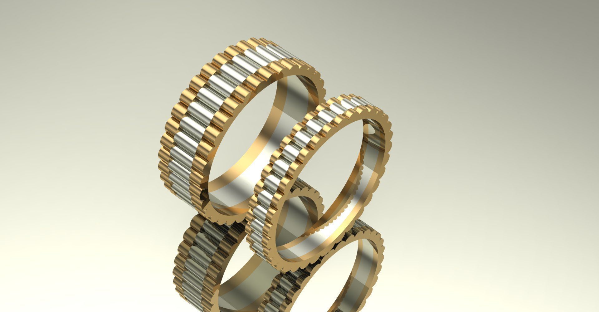 ring band  3D print model_3