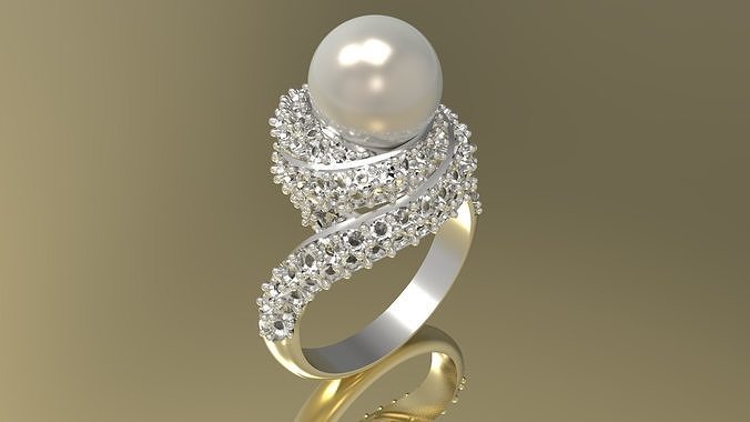 pearl ring pr0003 3D print model