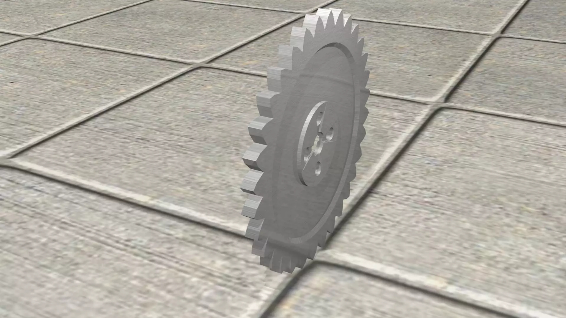 Gear 3D Model wheel Free 3D model