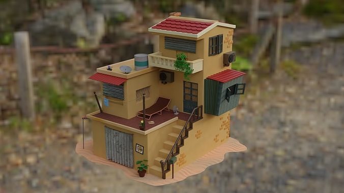 Sitilized House 3D model