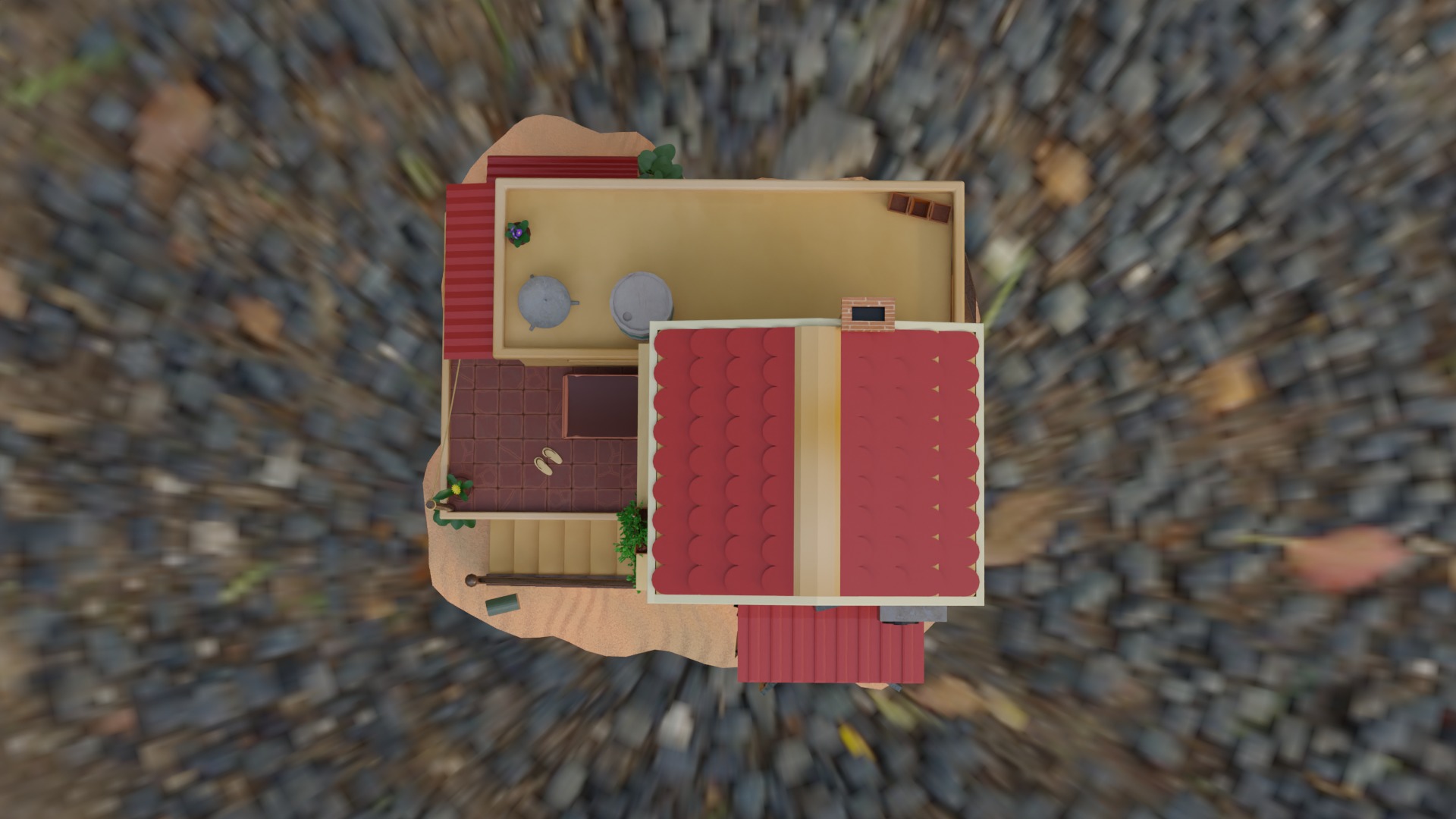 Sitilized House 3D model_4